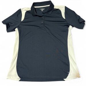 Women's Black and Cream Muscle Tee